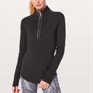 Lululemon Fast As Light 1/2 Zip - Black